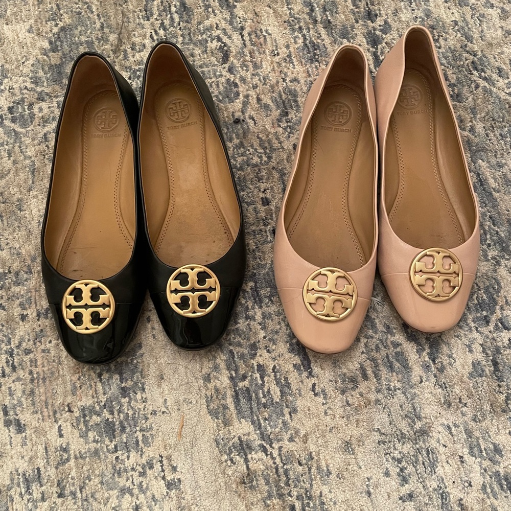Tory Burch set of flats size 8